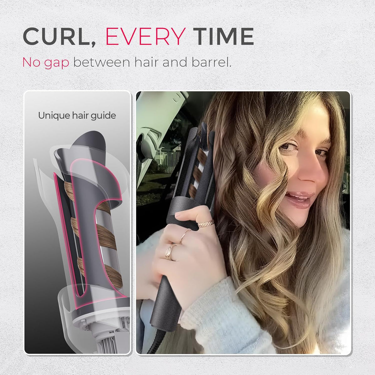 TYMO CurlPro Automatic Rotating Curling Wand