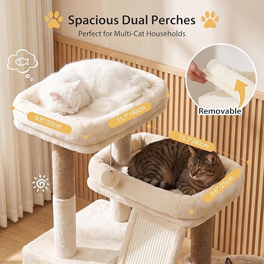 Small Cat Tower with Scratching Post
