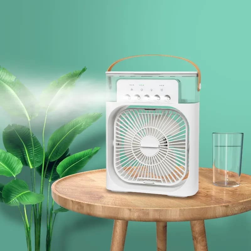 10 Inch Portable Air Conditioner Fan | Mist Water, And Humidifier