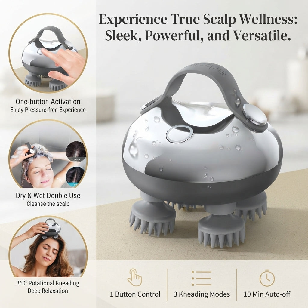 Arboleaf Cordless Electric Head and Scalp Massager