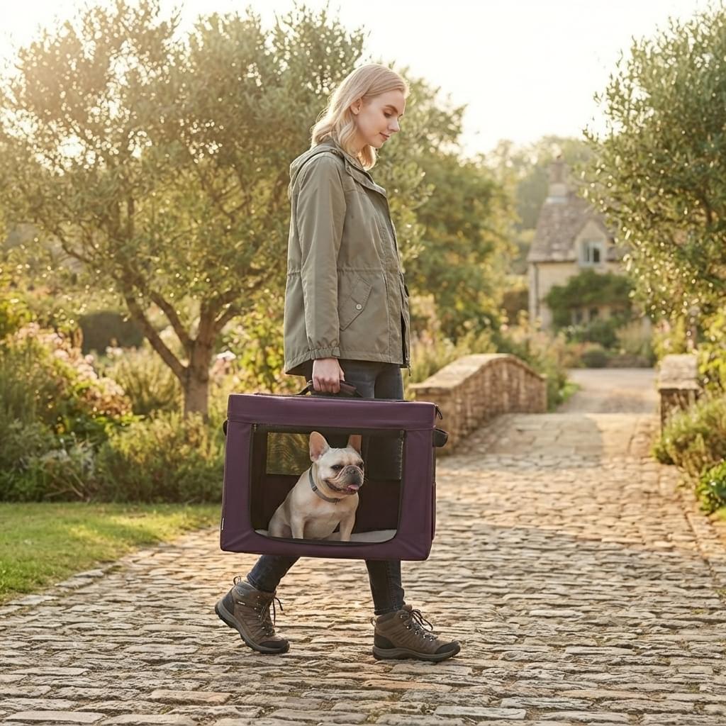 Premium Foldable Pet Carrier Bag for Comfortable Travel