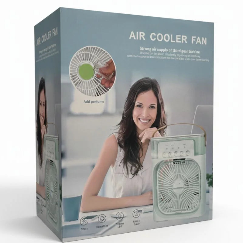 10 Inch Portable Air Conditioner Fan | Mist Water, And Humidifier