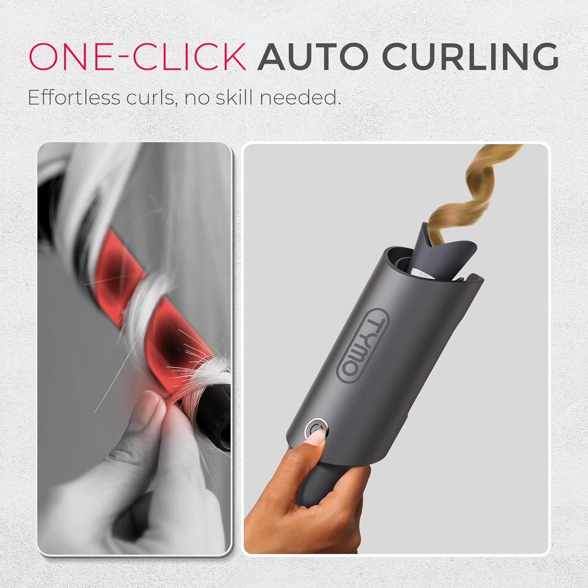 TYMO CurlPro Automatic Rotating Curling Wand