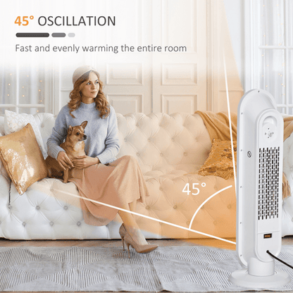 Ceramic Heater - Efficient 1200/2000W Space Heater for Your Home