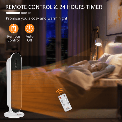 Ceramic Heater - Efficient 1200/2000W Space Heater for Your Home