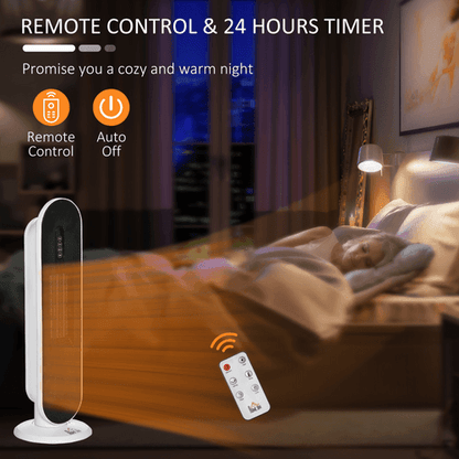Ceramic Heater - Efficient 1200/2000W Space Heater for Your Home