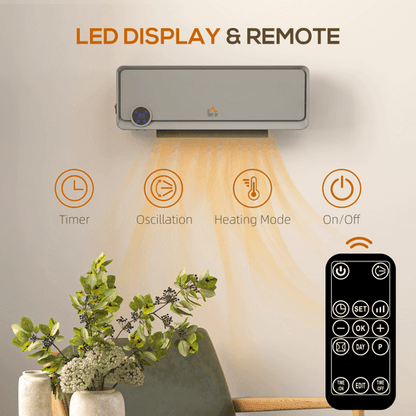 Downflow Heater with Remote Control - Fast & Efficient Heating
