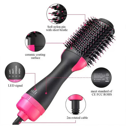 3-in-1 One Step Hot Air Brush Hair Dryer & Styler