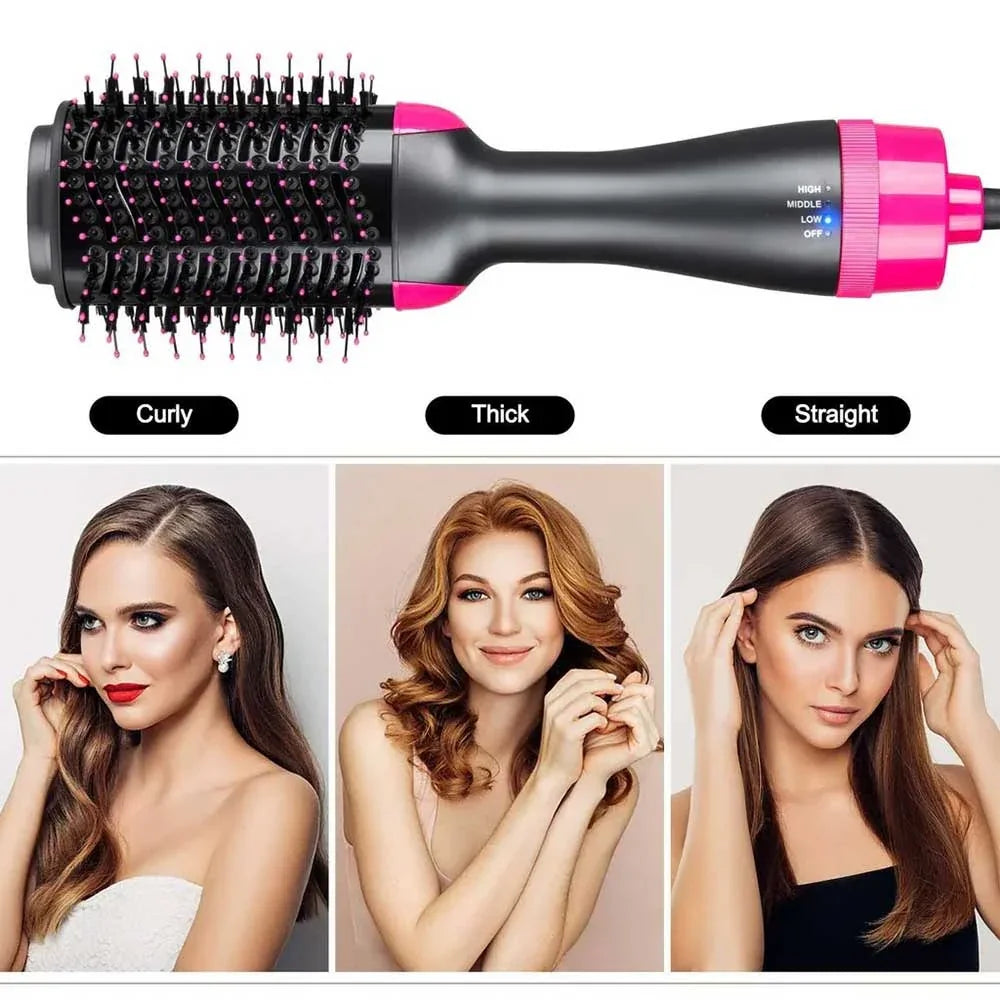 3-in-1 One Step Hot Air Brush Hair Dryer & Styler