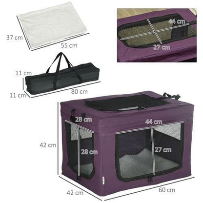 Premium Foldable Pet Carrier Bag for Comfortable Travel