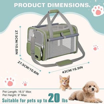 Foldable Pet Travel Carrier Bag