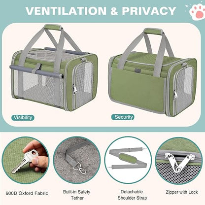 Foldable Pet Travel Carrier Bag