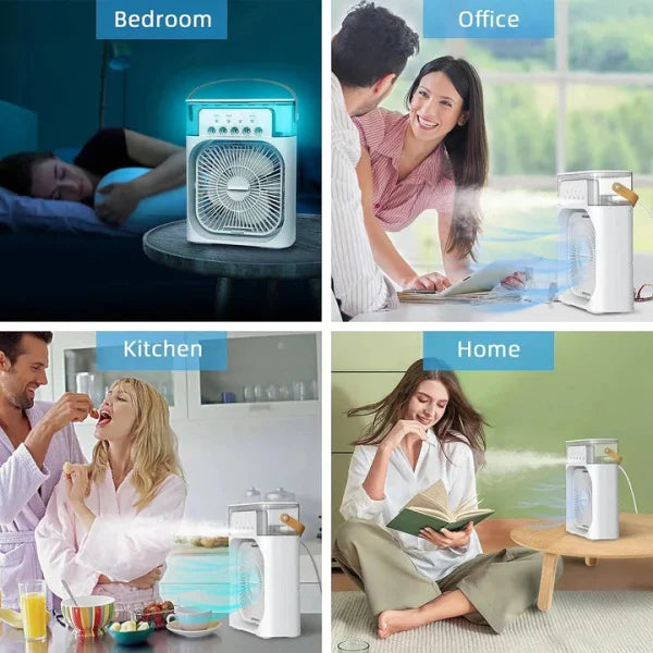 10 Inch Portable Air Conditioner Fan | Mist Water, And Humidifier